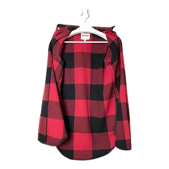 BB Dakota Olive Buffalo Plaid Wool Blend Jacket - Picture 4 of 13